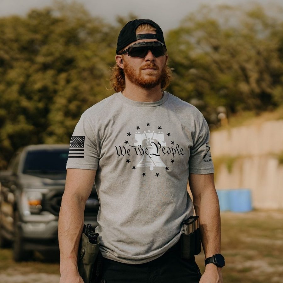 We The People T-Shirt - Dark Heather Gray