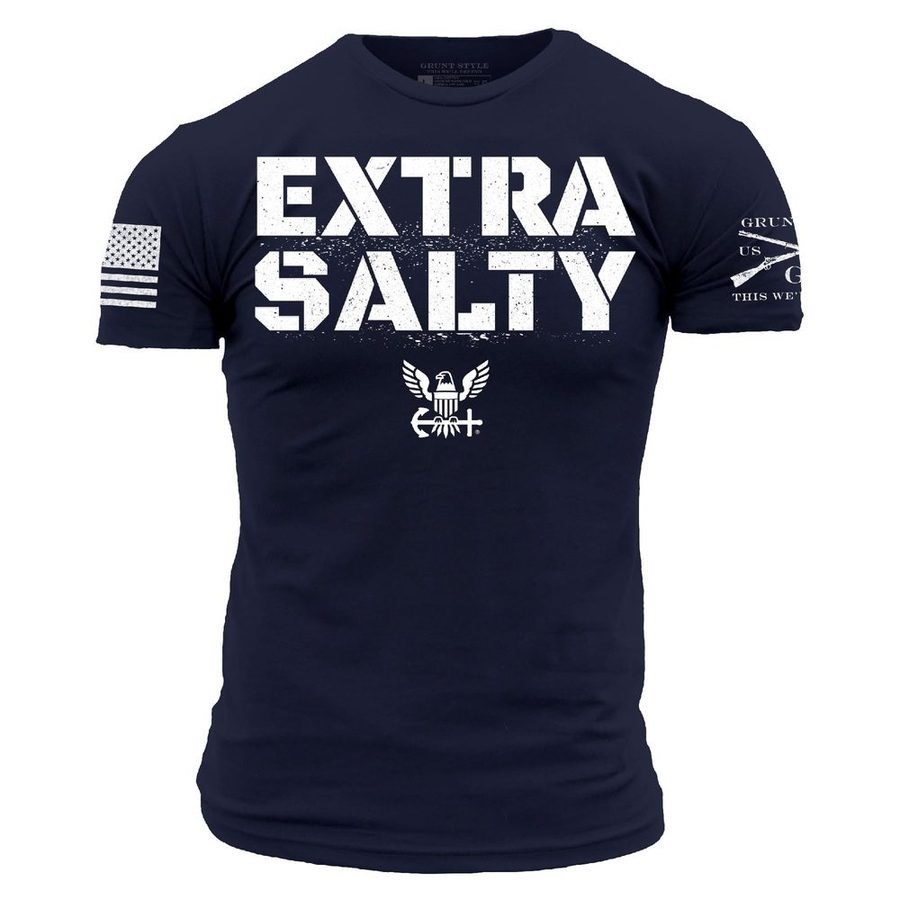 USN - Extra Salty T-Shirt - Navy