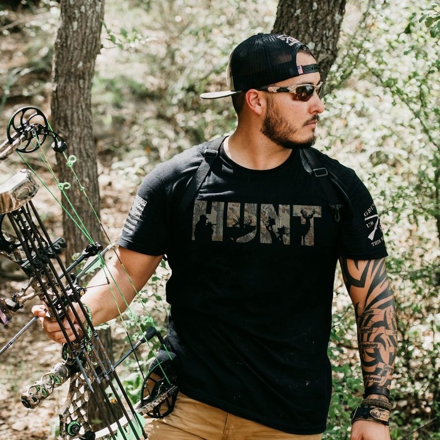 Realtree Xtra Grey® Hunt T-Shirt - Black