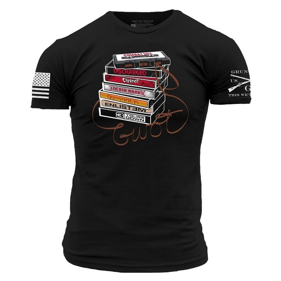 Combat Mix T-Shirt - Black