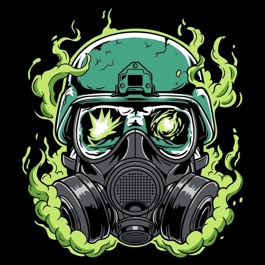 Chemical Warfare T-Shirt - Black
