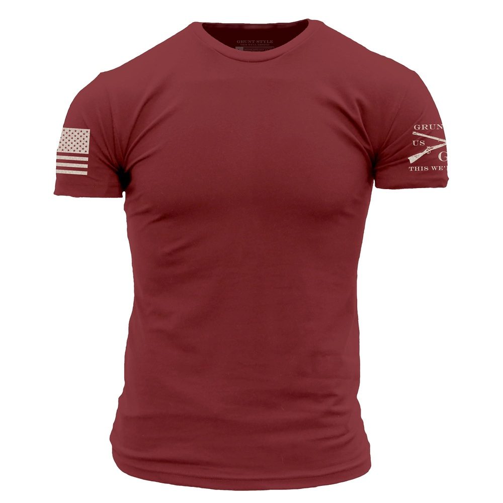 Basic T-Shirt - Red Plum