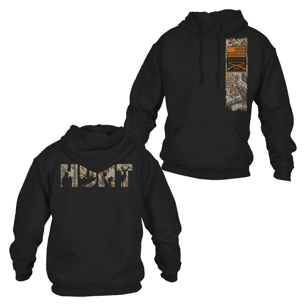 Realtree Xtra Grey® Hunt Hoodie - Black