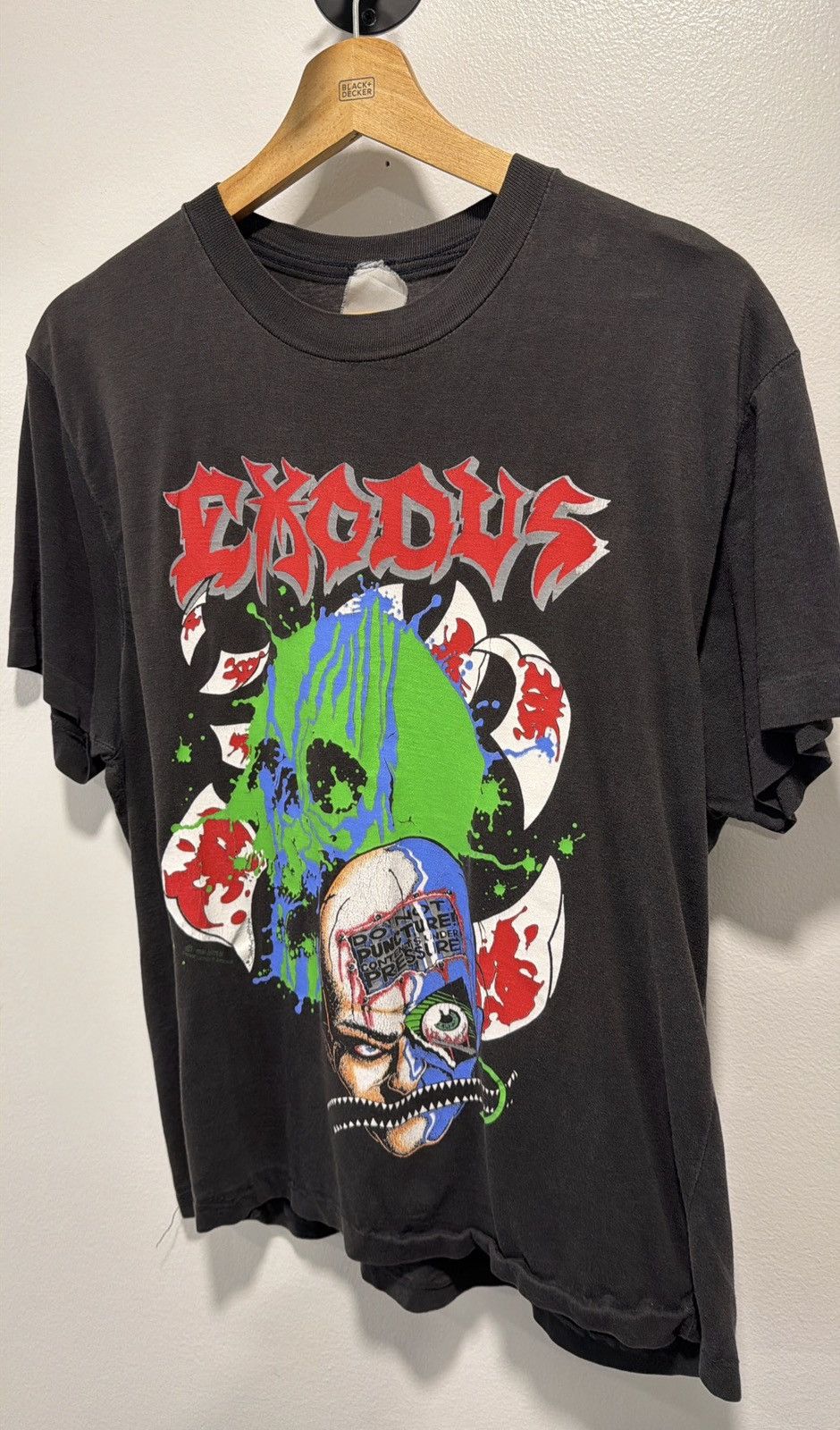 Band Tees Vintage 90s Exodus Tour Tshirt Hoodie Sweatshirt | PrintMintTees.com