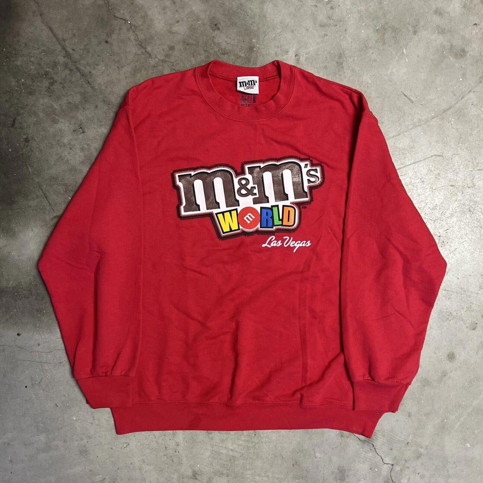 Vintage Y2k 2000s M M S World Las Vegas Puff Print Graphic Crewneck Shirt Hoodie Sweatshirt | PrintMintTees.com
