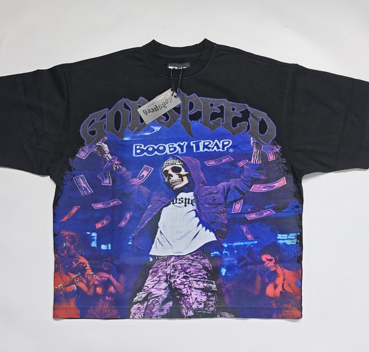 Godspeed Tee Black Xl Hoodie Sweatshirt | PrintMintTees.com