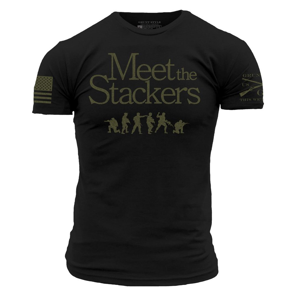 Meet The Stackers T-Shirt - Black