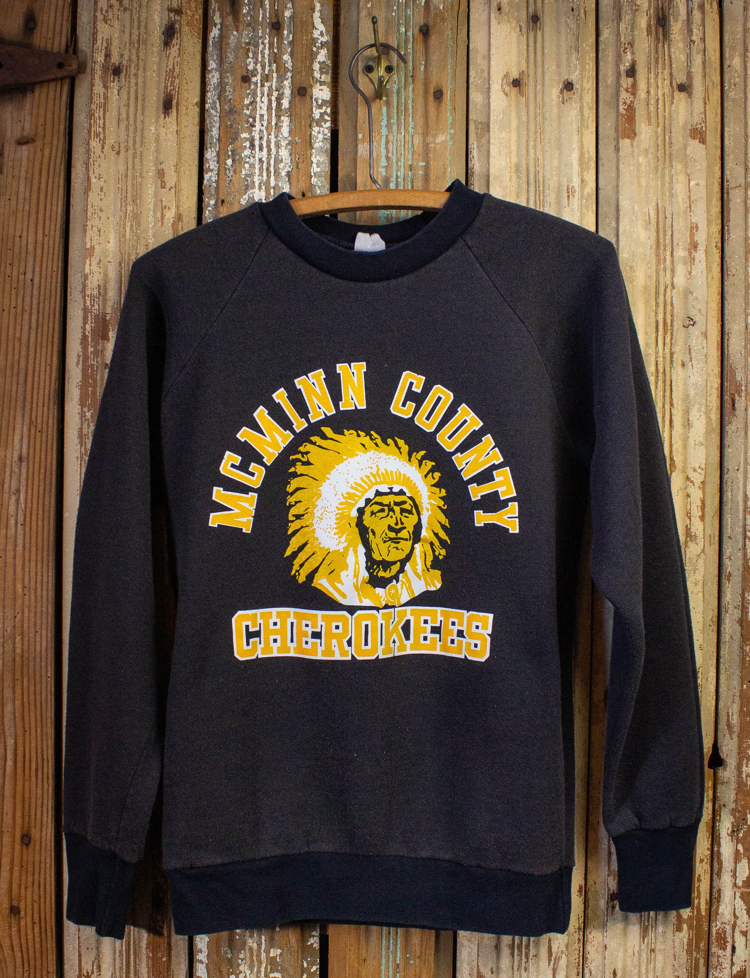 Vintage Mcminn County Cherokees Graphic Sweatshirt Shirt Hoodie | PrintMintTees.com