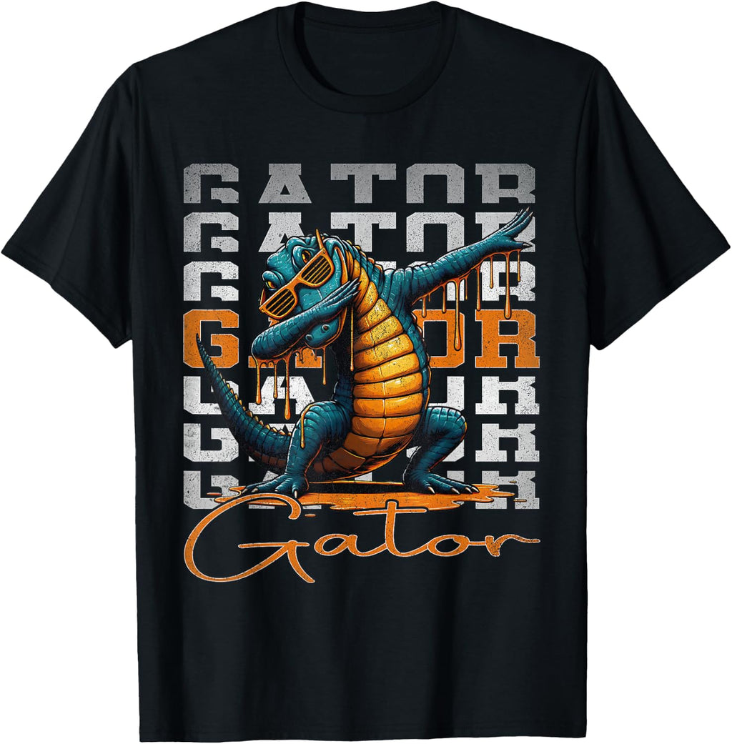 Vintage Gator Drip Gator Dabbing Unisex T-shirt, Sweatshirt, Hoodie (1)