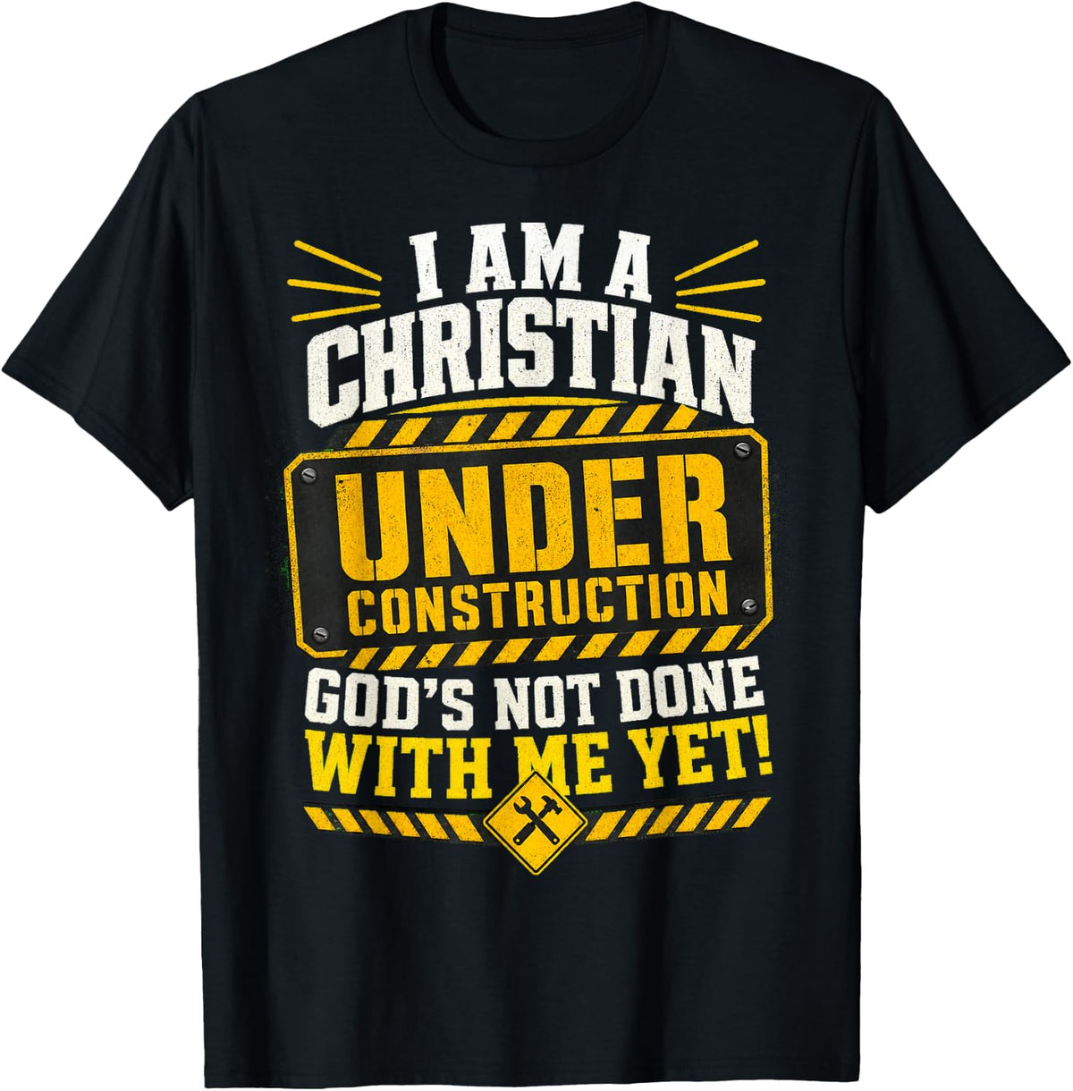 Christian Under Construction God'S Done Unisex T-shirt, Sweatshirt, Hoodie (1)