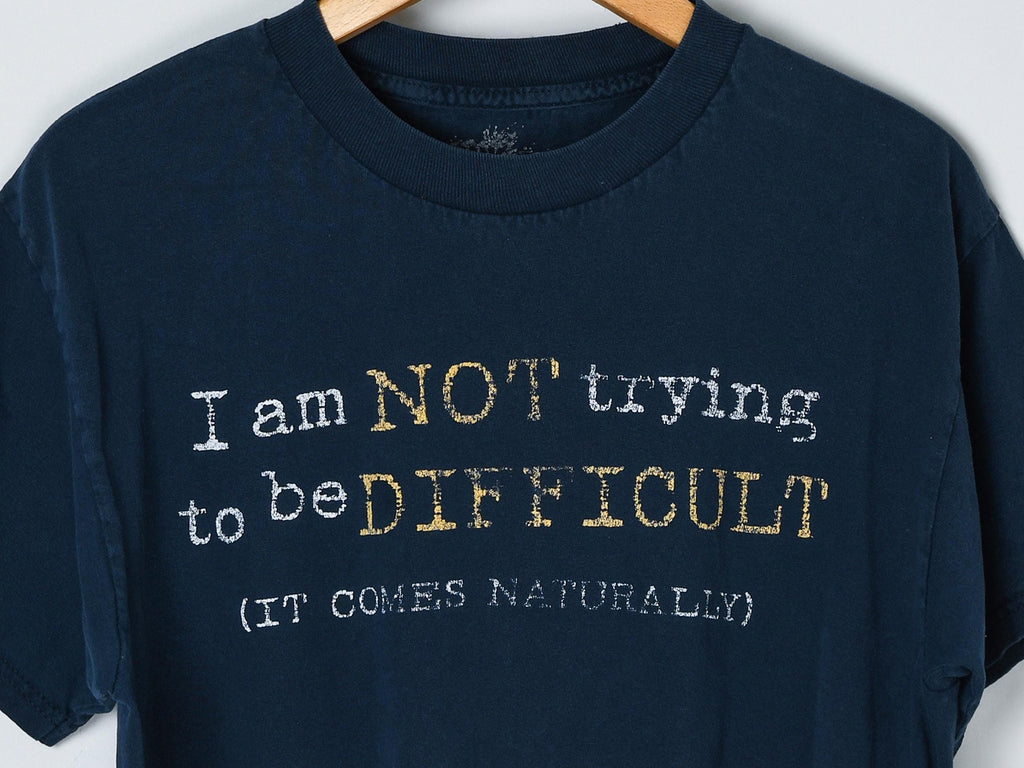 Vintage Y2k Trying Difficult 2000s Navy Skater Unisex T-shirt, Sweatshirt, Hoodie (2)
