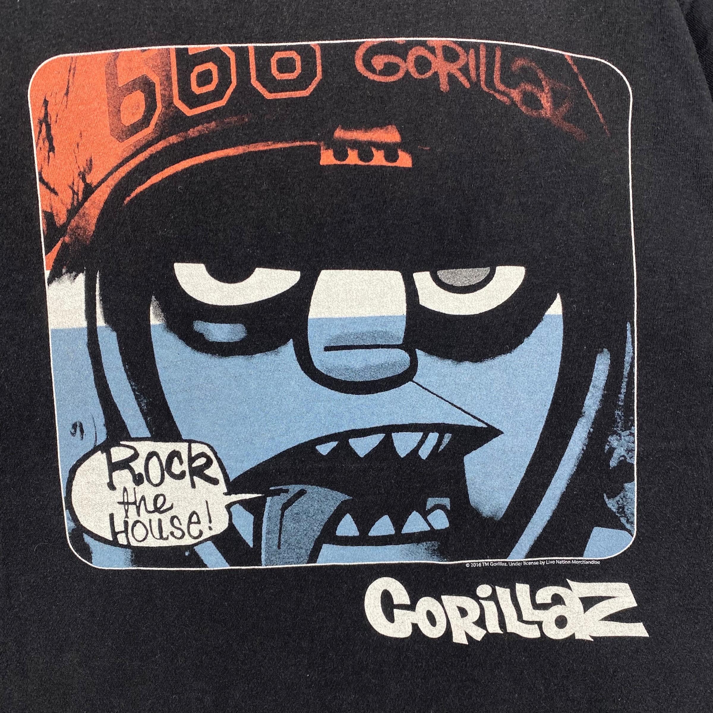 Rare Vintage Gorillaz Band Medium Size Unisex T-shirt, Sweatshirt, Hoodie (2)