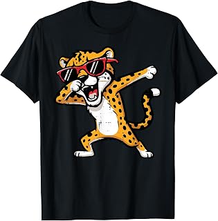 Dabbing Cheetah Sunglasses Animal Unisex T-shirt, Sweatshirt, Hoodie (1)