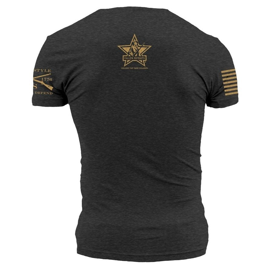 CFP Worn Flag Men's Tee - Charcoal