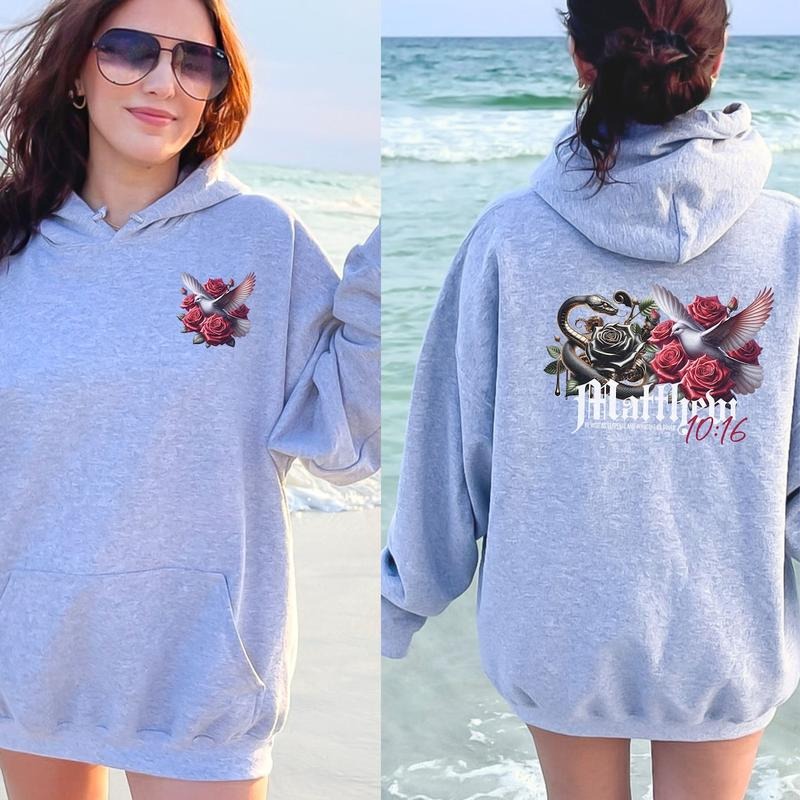 esus Hoodie, Bible Verse Sweatshirt, Aesthetic Christian Sweatshirts Cotton Womenswear Shirt | PrintMintTees.com