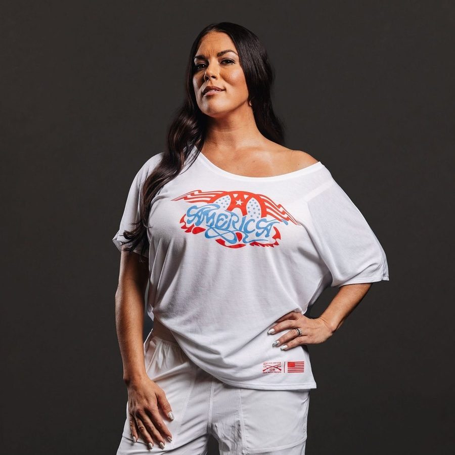 Women's AeroAmerica Slouchy Fit T-Shirt - White