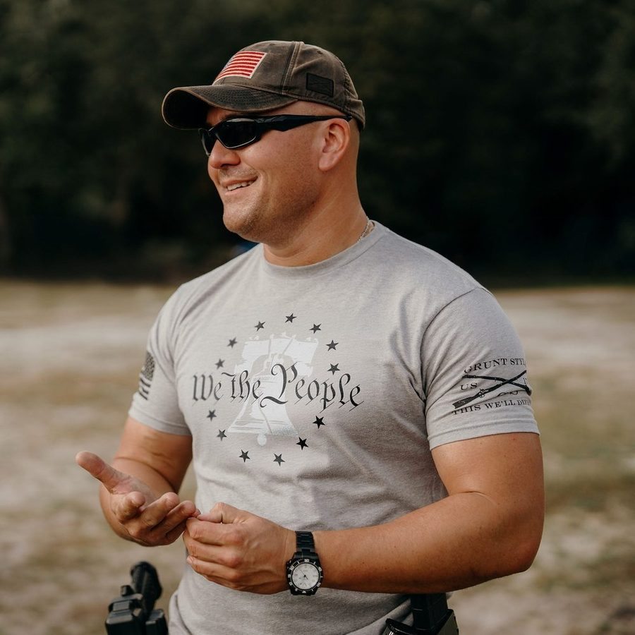 We The People T-Shirt - Dark Heather Gray