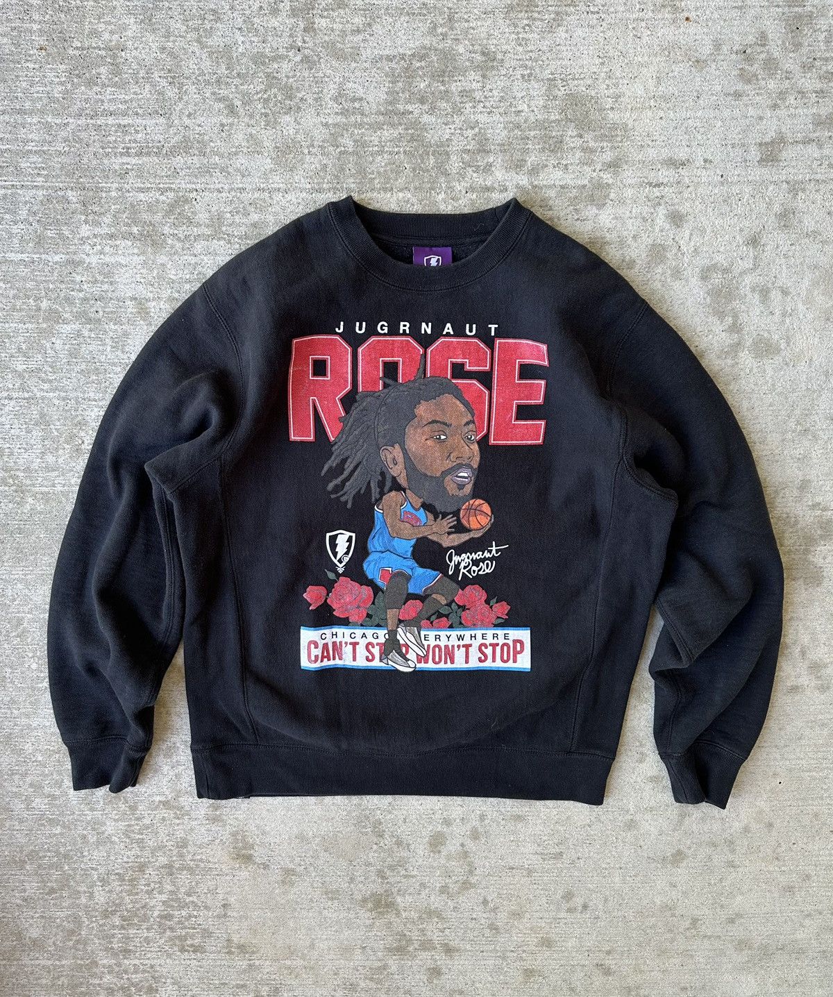 Nba D Rose Chicago Bulls Graphic Crewneck Sweatshirt Shirt Hoodie | PrintMintTees.com