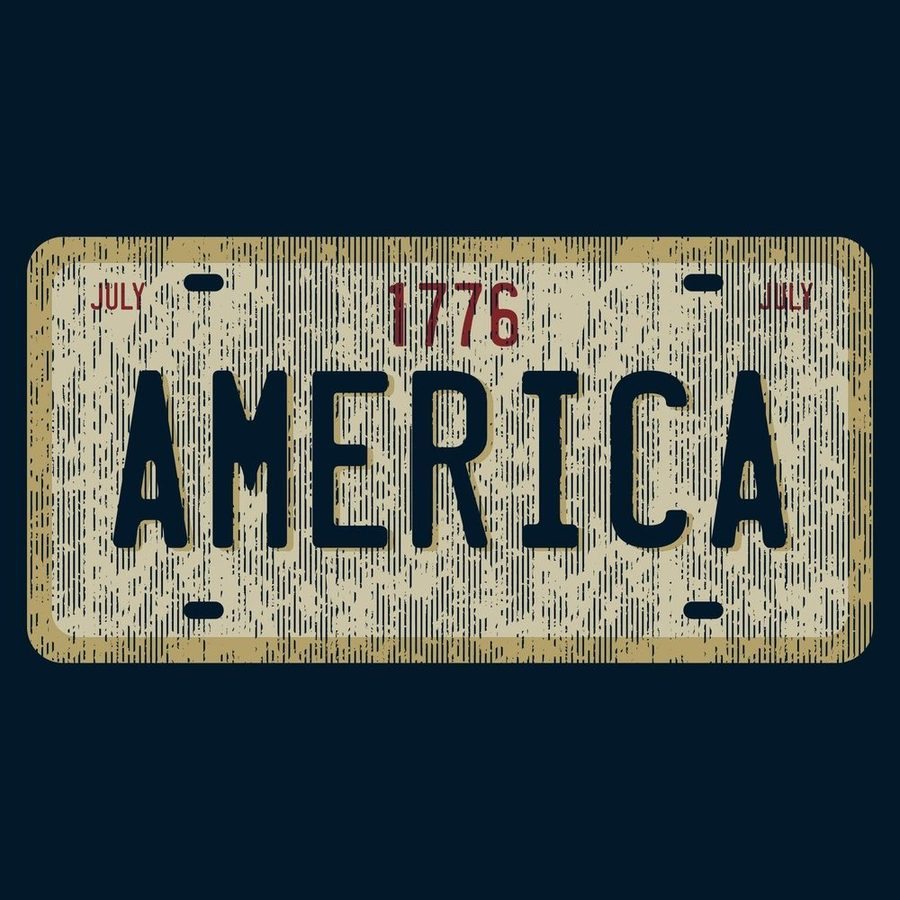 CFP America Plate Men's Tee - Midnight Navy