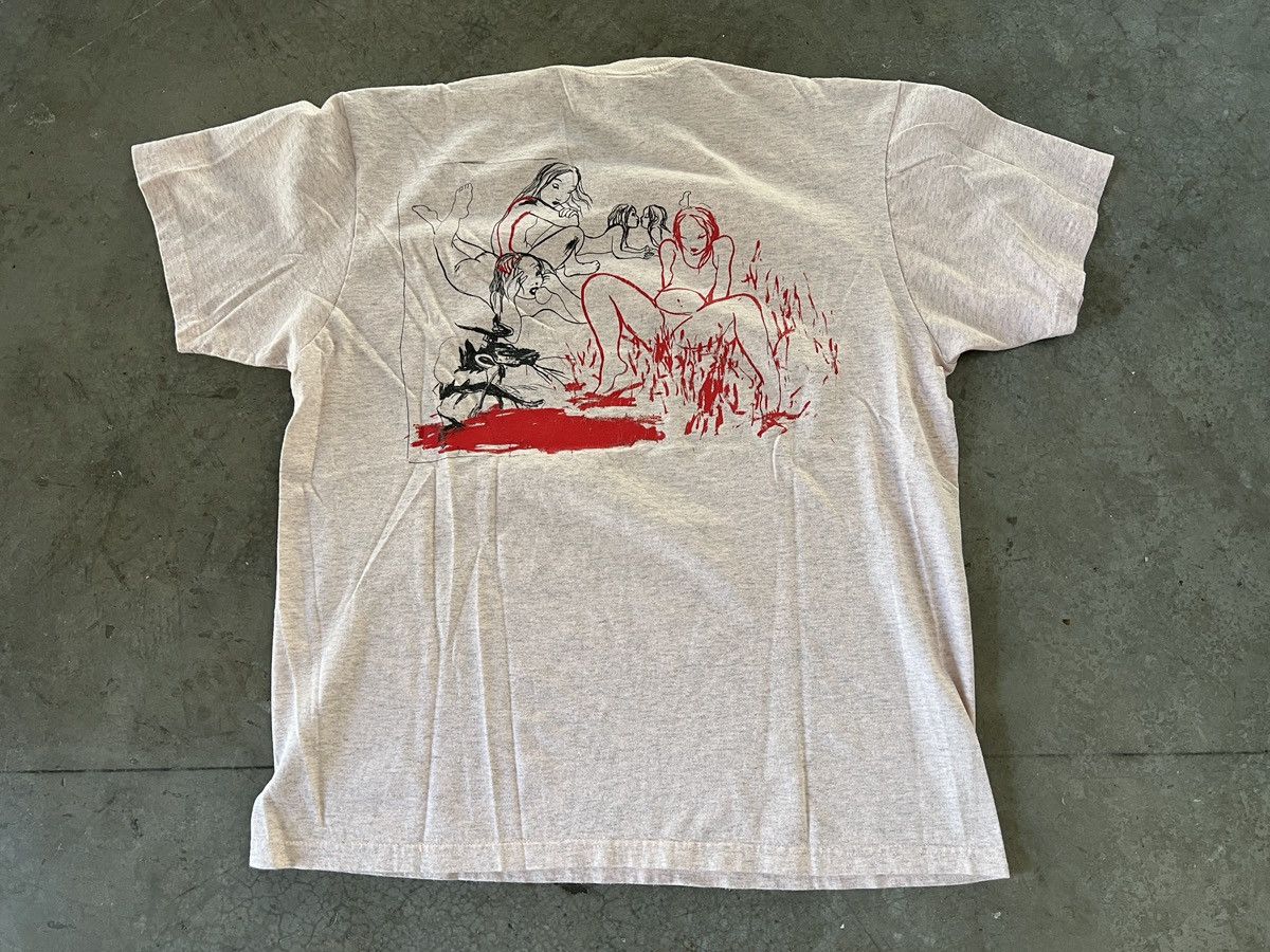 Rita Ackerman Heroines Tee Peach Large L Hoodie Sweatshirt | PrintMintTees.com