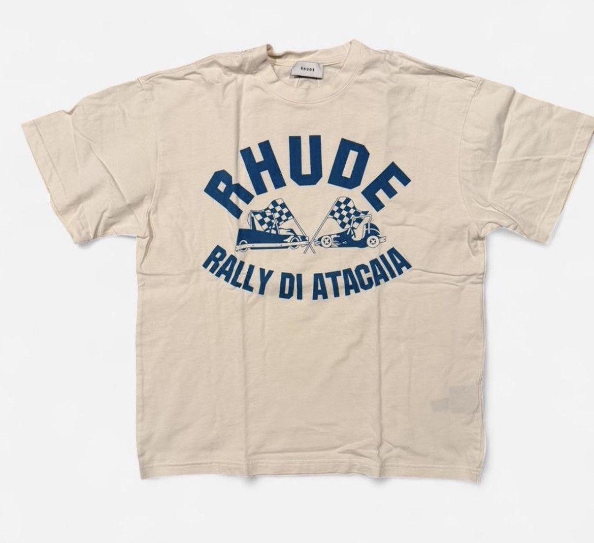 Rhude Rally Di Atacaia Tee Hoodie Sweatshirt | PrintMintTees.com