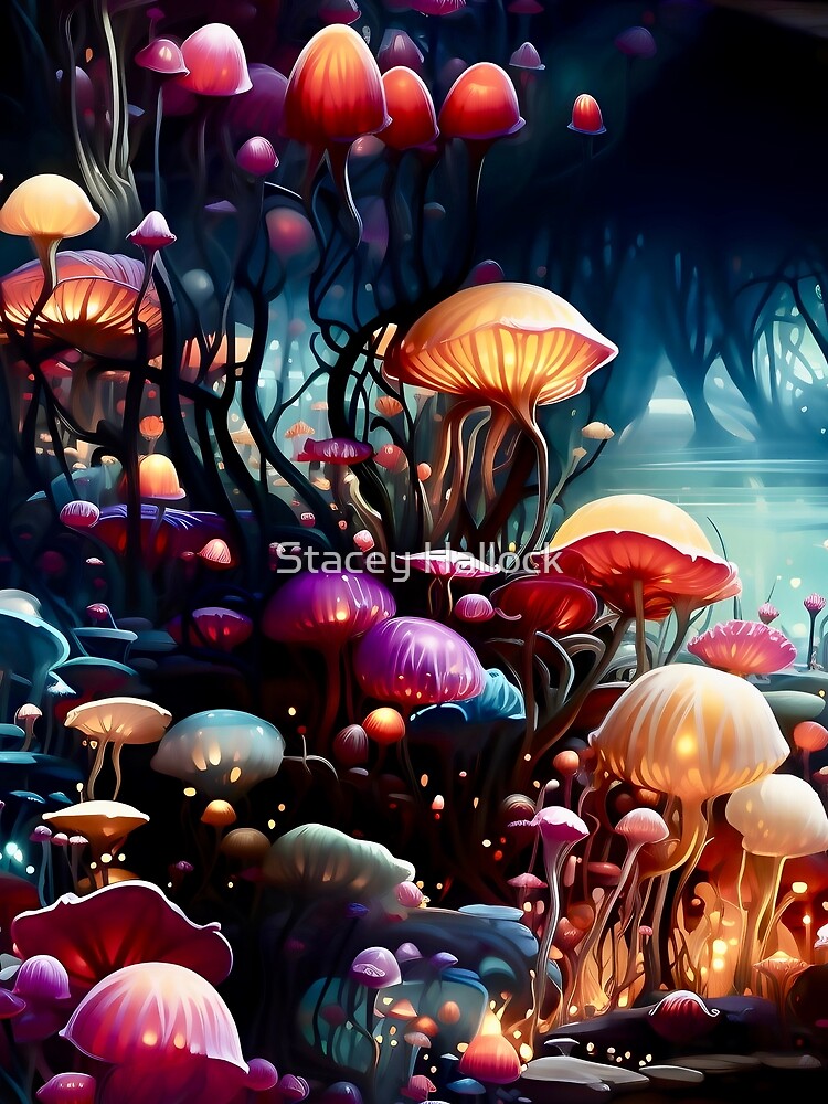 Pattern - Mystical Mushrooms by Stacey Hallock