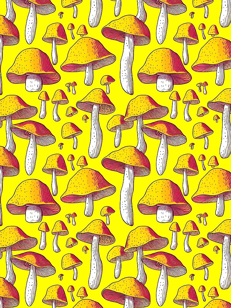 Flying Mushrooms No. 3 by cumindesign