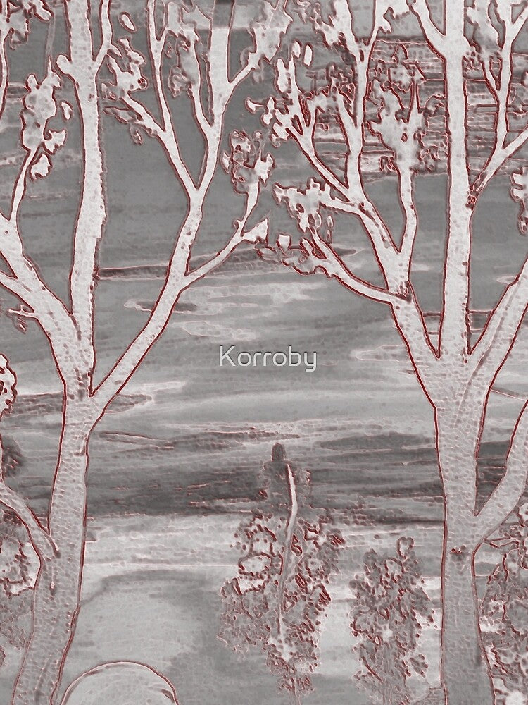 Faded Gray Sunset by Korroby