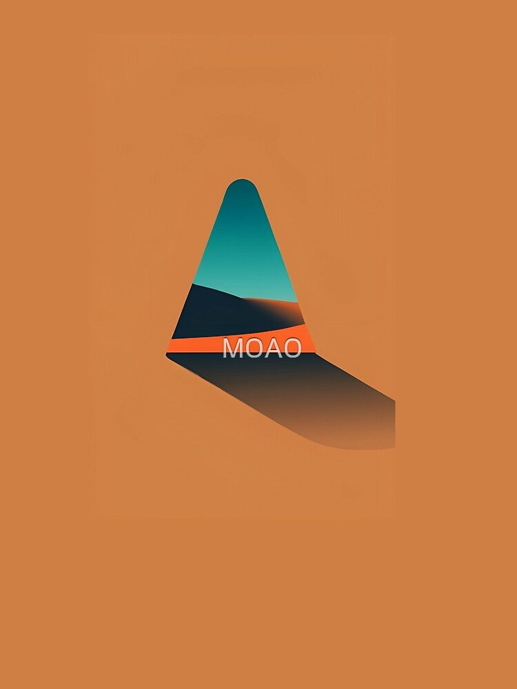 Simple desert vibe background Jasper orange by M0A0