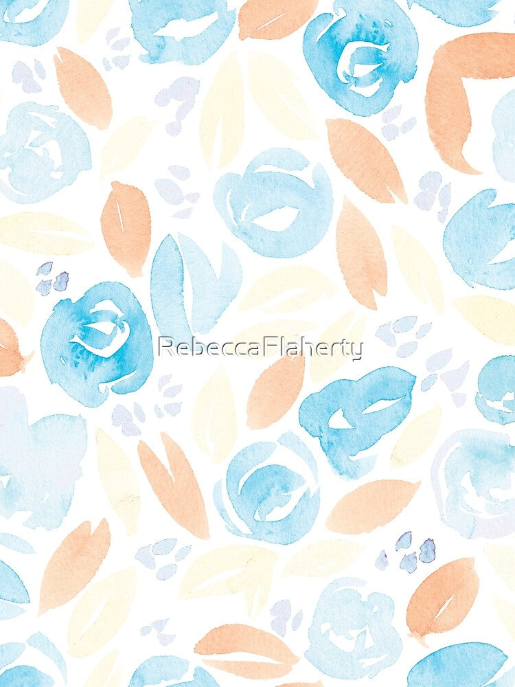 Floral Pattern #2 | Retro Palette by RebeccaFlaherty