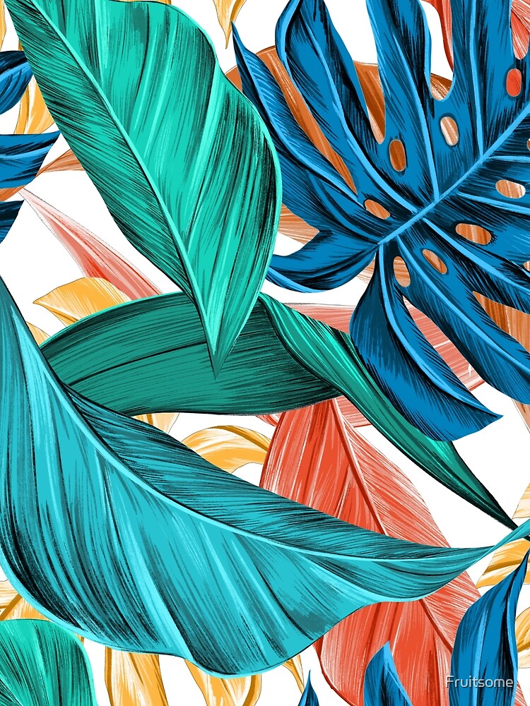 Spring florals - Botanical floral drawing by Fruitsome