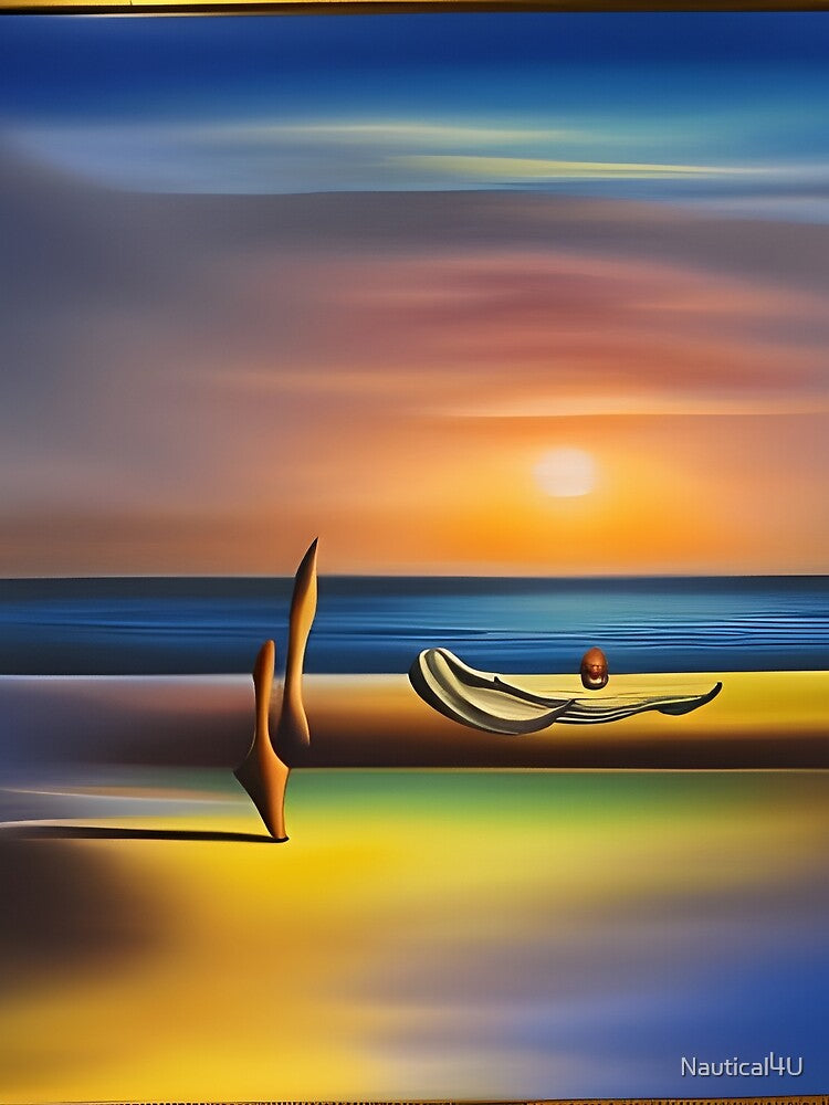 Contemporary Beach Sunset by Nautical4U