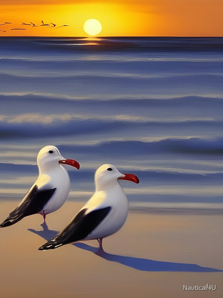 Seagull Sunset by Nautical4U