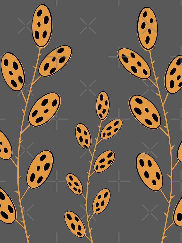 Yellow leaves with black spots by kkanchan