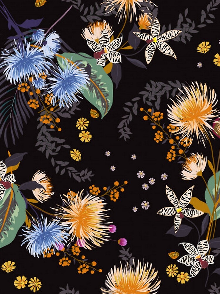 Beautiful Night Floral by pugmom4