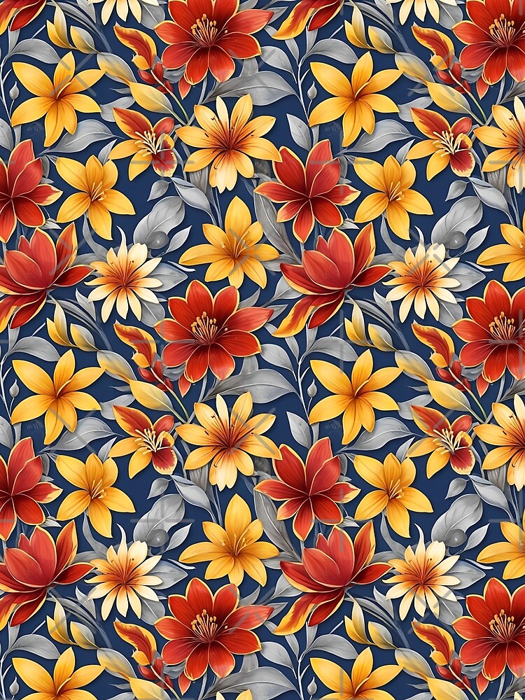 Romance in every atom Seamless pattern by NarinJintana