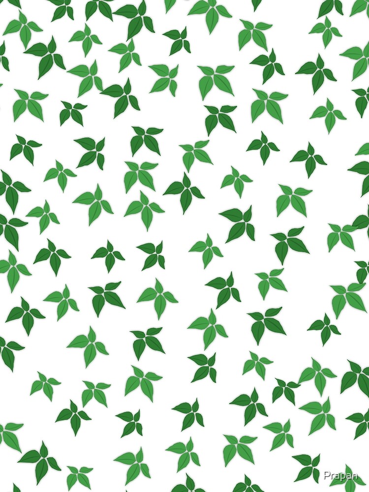 green leaf pattern by Prapan