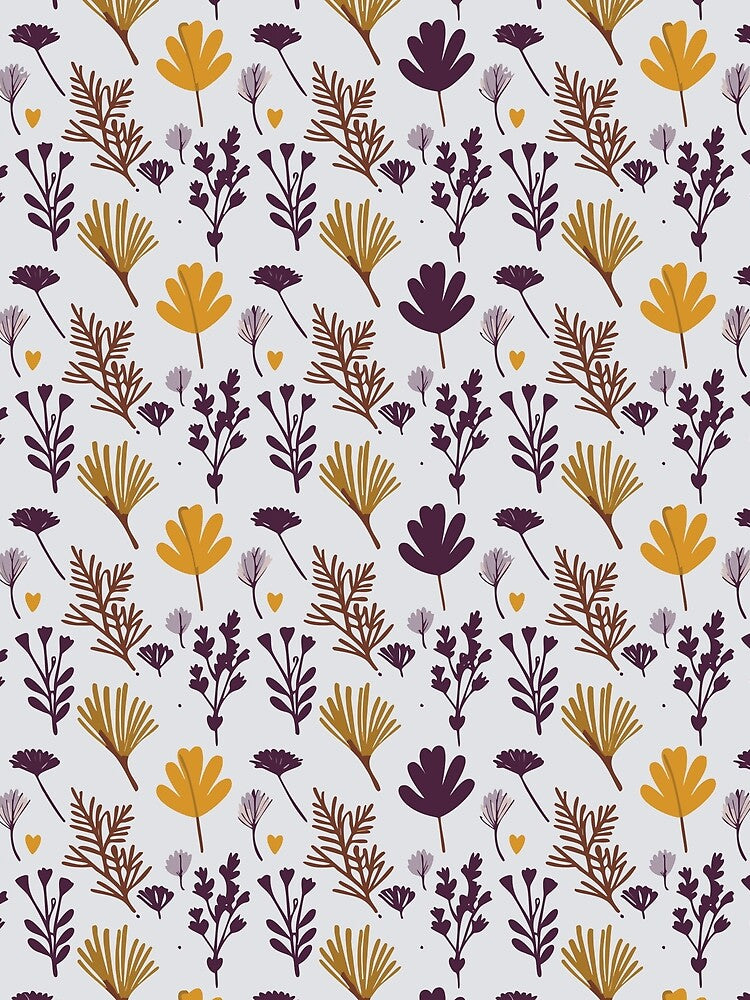 Natural Purple floral pattern by joshua Tolliday