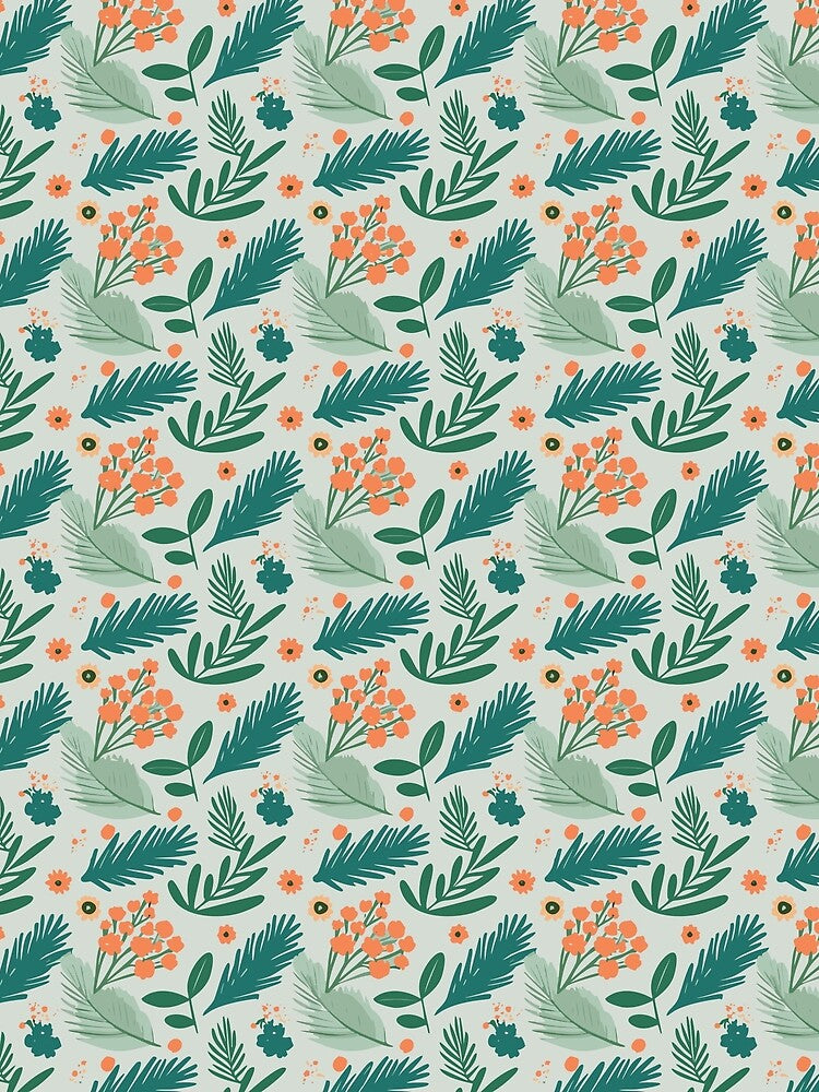 Whimsical floral pattern by joshua Tolliday
