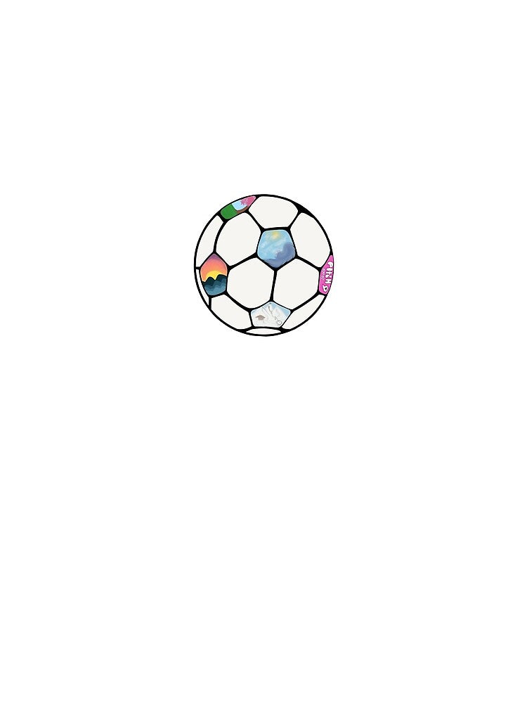 Soccer ball with nature inside the pentagons by Pitch-PerfectFC