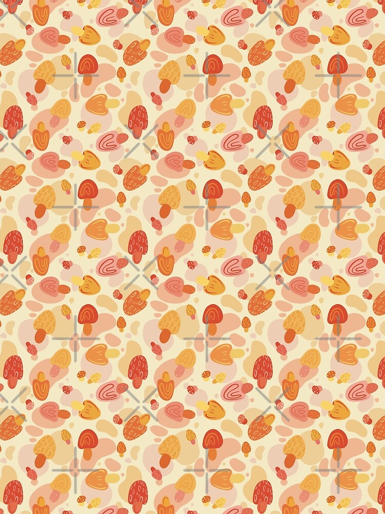 Creamsicle Mushroom Print by Druid Soup