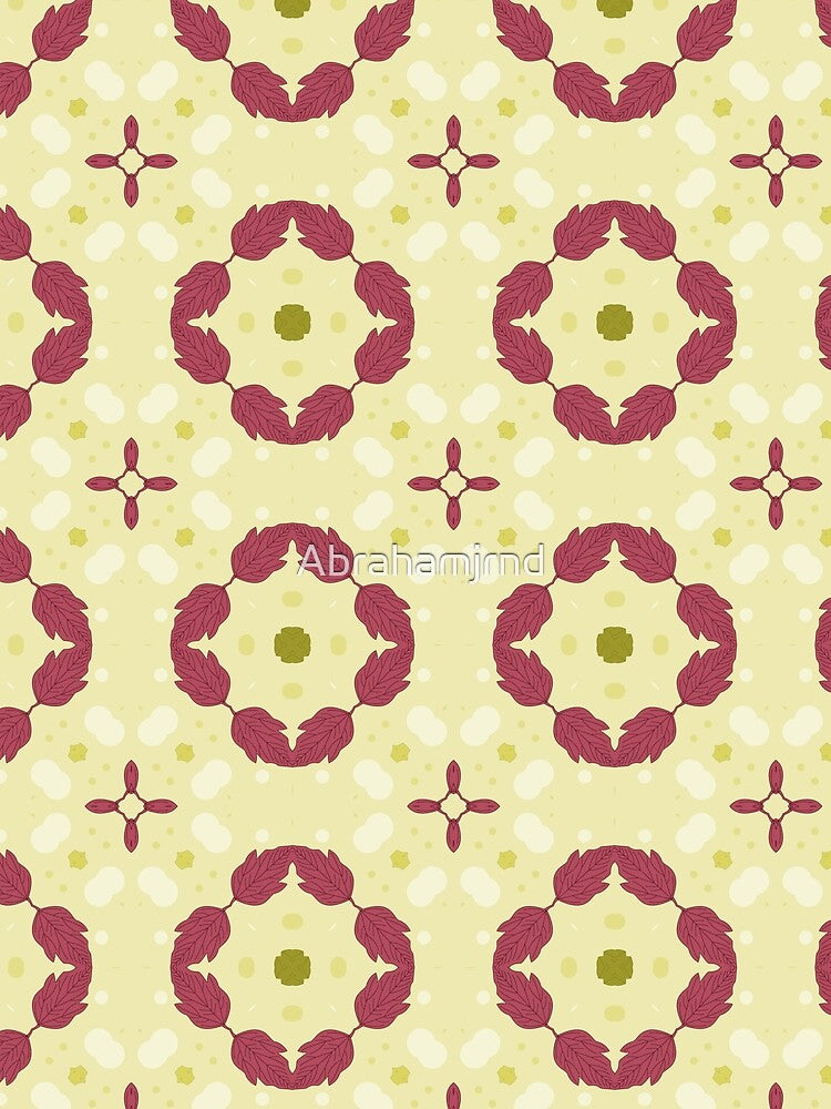 texture leaves pattern seamless colorful repeat pattern by Abrahamjrnd