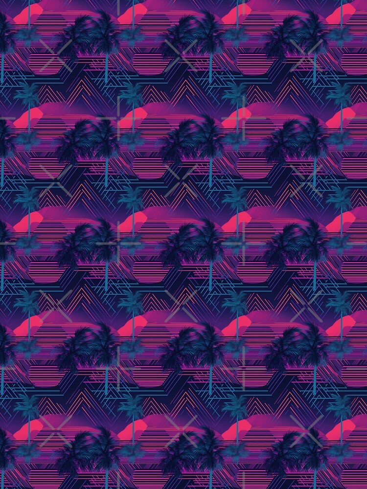 Electric Palms by PixelPatchwork