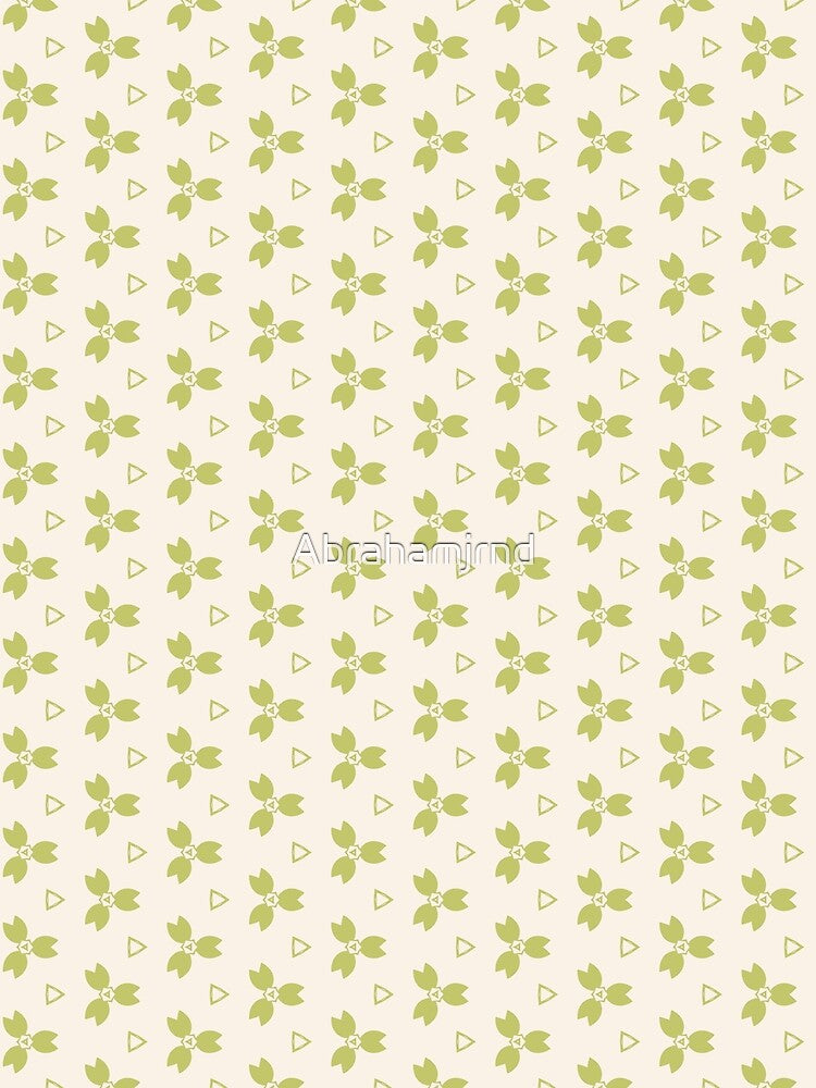 colorful abstract floral seamless repeat pattern by Abrahamjrnd
