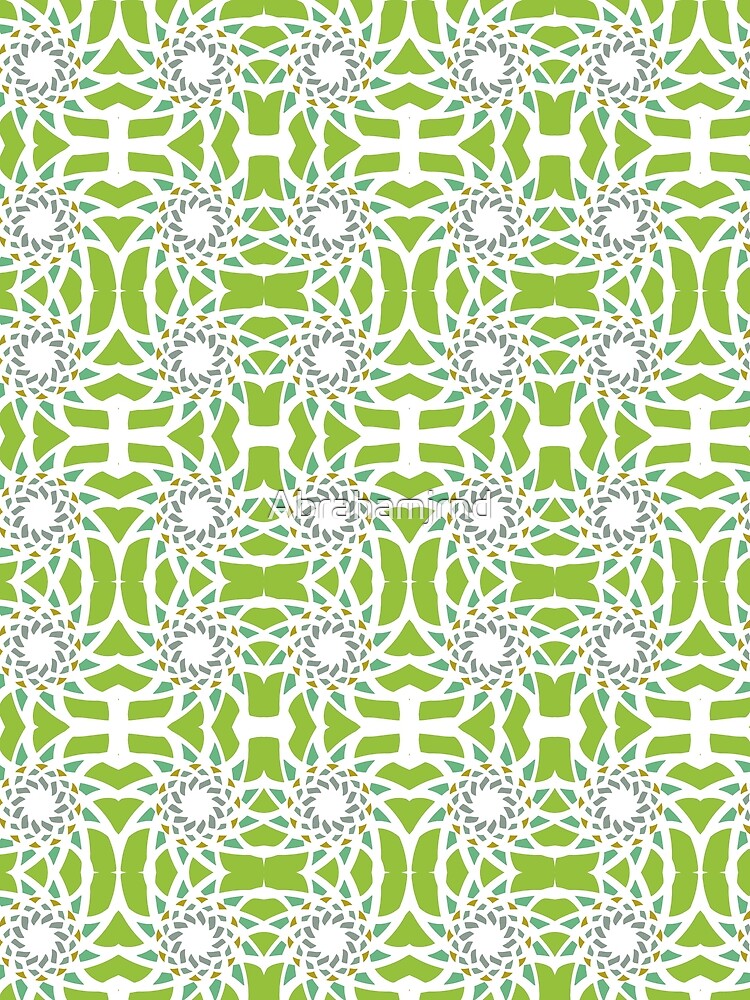 floral abstract seamless colorful repeat pattern by Abrahamjrnd