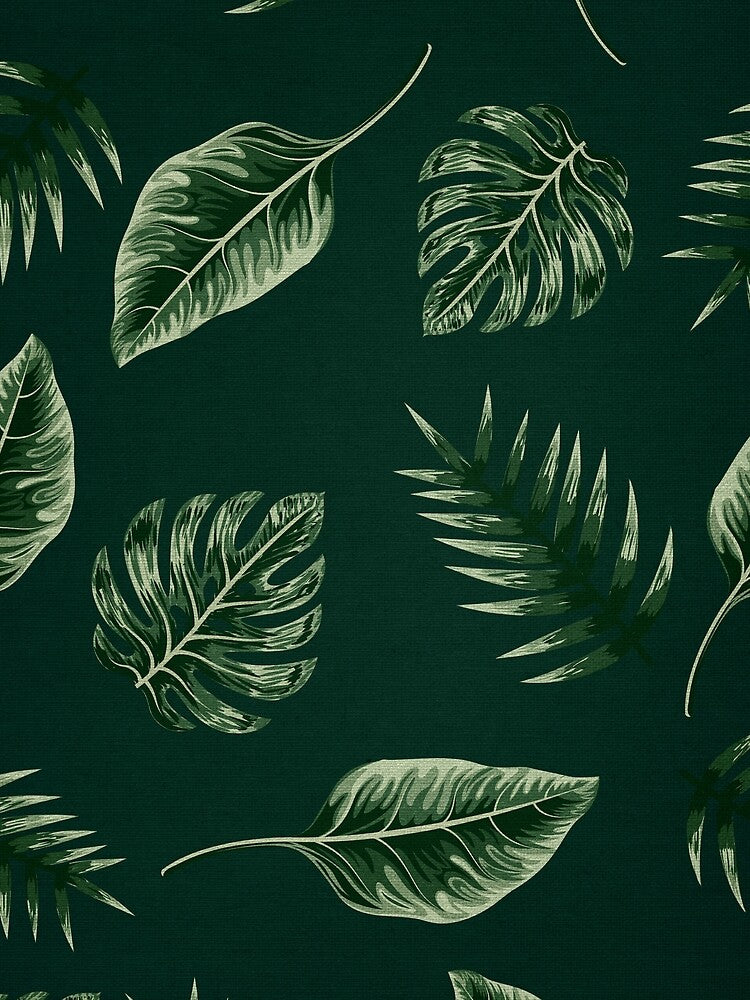 Tropical Leaves Print by banginT