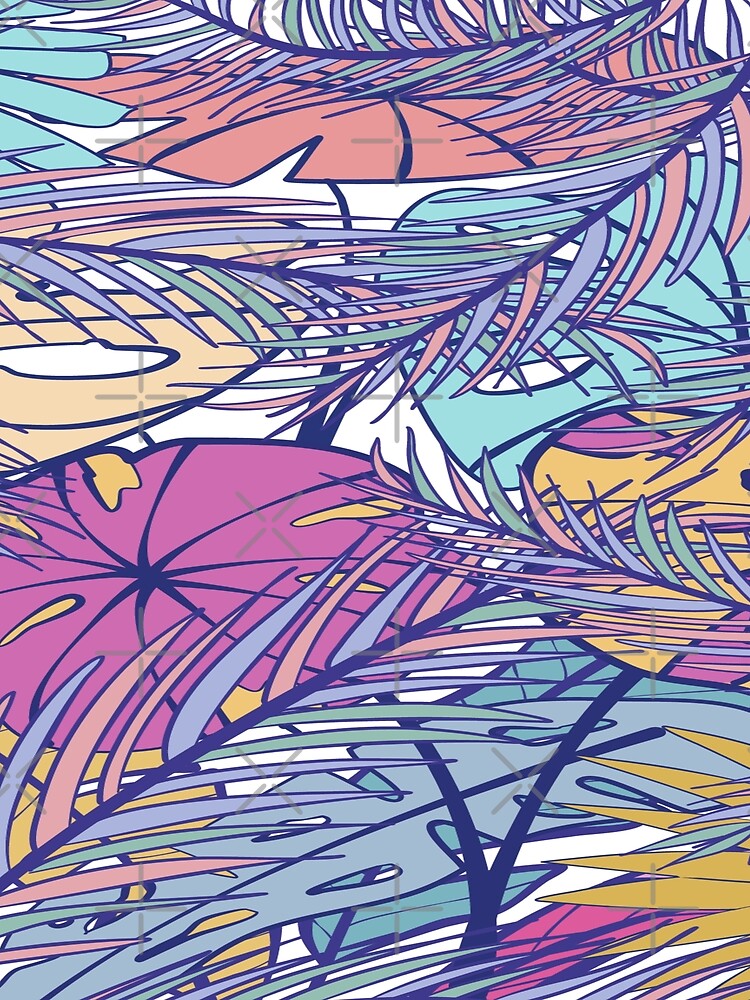 Banana and Palm Leaf Pattern by calibrit