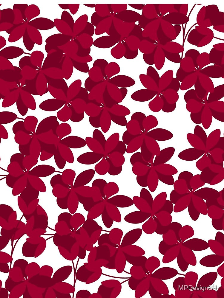 Red floral design by MPDesign84