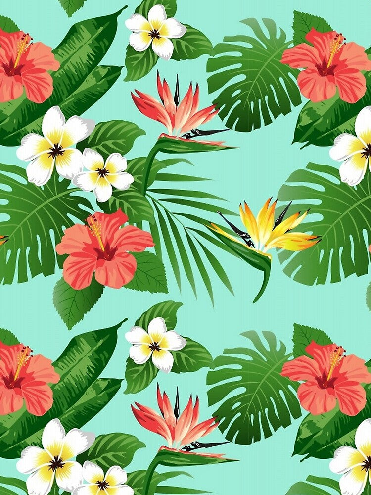 Gorgeous Tropical Floral by pugmom4