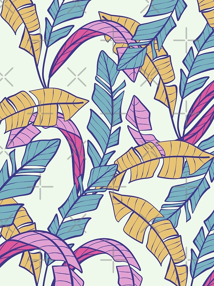 Banana Leaves Pattern by GraphicsClub